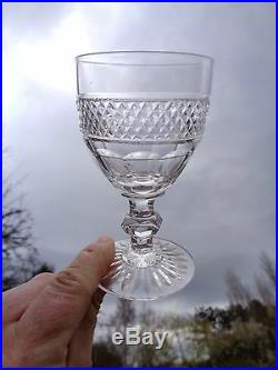 Saint Louis Trianon Wine Glasses Verres A Vin Cristal Taillé 19ème Xixème Empire