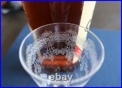 Saint Louis cristal, service Papin. 11 (+1) verres à Porto. H11,1cm