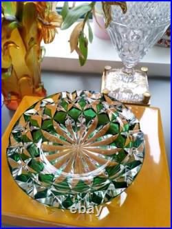 Saint-Louis grand vide-poche en cristal grand modèle signé 19.7cm