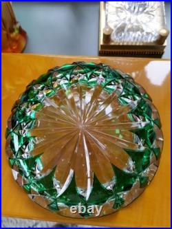 Saint-Louis grand vide-poche en cristal grand modèle signé 19.7cm