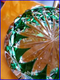 Saint-Louis grand vide-poche en cristal grand modèle signé 19.7cm