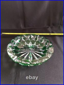 Saint-Louis grand vide-poche en cristal grand modèle signé 19.7cm