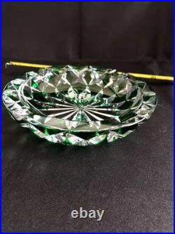 Saint-Louis grand vide-poche en cristal grand modèle signé 19.7cm