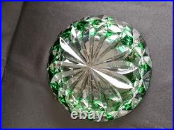 Saint-Louis grand vide-poche en cristal grand modèle signé 19.7cm
