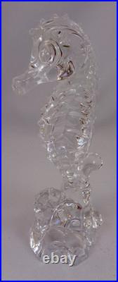 Saint Louis hippocampe statuette cristal, Saint-Louis, 15,8cm