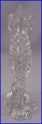 Saint Louis hippocampe statuette cristal, Saint-Louis, 15,8cm