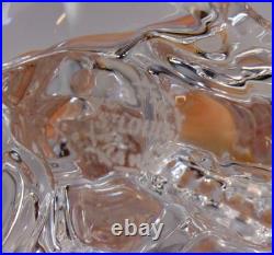 Saint Louis hippocampe statuette cristal, Saint-Louis, 15,8cm