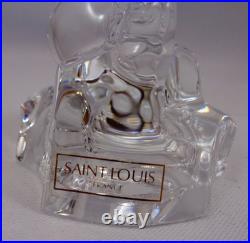 Saint Louis hippocampe statuette cristal, Saint-Louis, 15,8cm