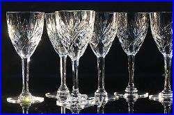 Saint Louis, modèle Chantilly, 10 verres à vin blanc en cristal taillé