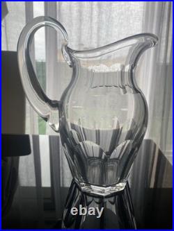 Saint Louis modèle Canton, broc/pichet en cristal, signé, Carafe TBE Saint Louis modèle Canton, broc/pichet en cristal, signé, Carafe TBE