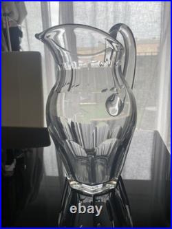 Saint Louis modèle Canton, broc/pichet en cristal, signé, Carafe TBE Saint Louis modèle Canton, broc/pichet en cristal, signé, Carafe TBE