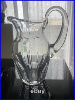 Saint Louis modèle Canton, broc/pichet en cristal, signé, Carafe TBE Saint Louis modèle Canton, broc/pichet en cristal, signé, Carafe TBE