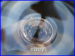 Saint Louis modèle Cerdagne 7 flûtes à champagne en cristal Saint louis SUPERBE