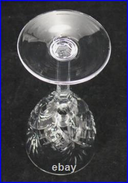 Saint Louis modèle Chantilly, 10 verres, 14 cm, cristal, excellent état, signés