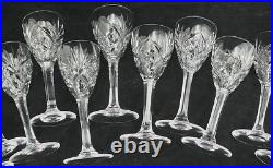 Saint Louis modèle Chantilly, 12 verres 11,7 cm, cristal, excellent état, signés Saint Louis modèle Chantilly, 12 verres 11,7 cm, cristal, excellent état, signés