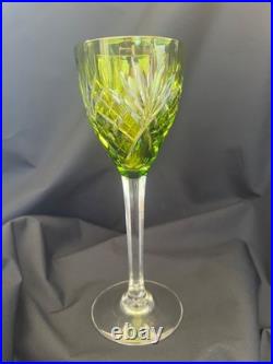 Saint -Louis, modèle Chantilly 1958 verre cristal, taillé main, soufflé bouche