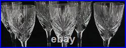 Saint Louis modèle Chantilly, 6 verres, 15 cm, cristal, excellent état, signés