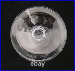Saint Louis modèle Chantilly, 6 verres, 15 cm, cristal, excellent état, signés