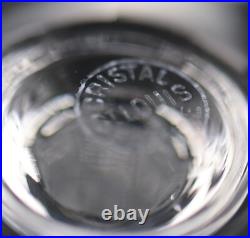 Saint Louis modèle Chantilly, 6 verres, 15 cm, cristal, excellent état, signés