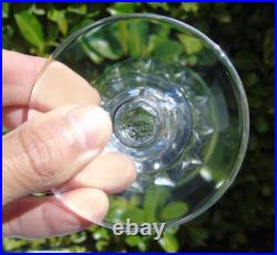 Saint Louis modèle Guernesey 6 verres à vin rouge en cristal Haut. 13,2 cm