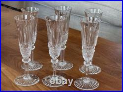 Saint Louis modèle Tommy lot de 6 flûtes à champagne état proche du neuf