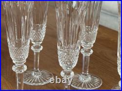 Saint Louis modèle Tommy lot de 6 flûtes à champagne état proche du neuf