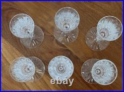 Saint Louis modèle Tommy lot de 6 flûtes à champagne état proche du neuf