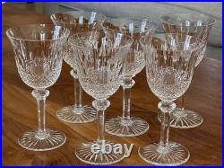 Saint Louis modèle Tommy lot de 6 verres à eau 17cms état proche du neuf
