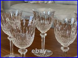 Saint Louis modèle Tommy lot de 6 verres à eau 17cms état proche du neuf