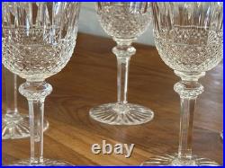 Saint Louis modèle Tommy lot de 6 verres à eau 17cms état proche du neuf
