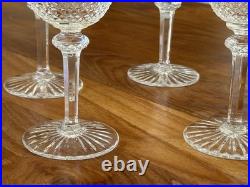 Saint Louis modèle Tommy lot de 6 verres à eau 17cms état proche du neuf