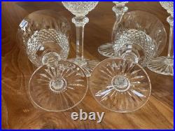 Saint Louis modèle Tommy lot de 6 verres à eau 17cms état proche du neuf