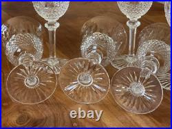 Saint Louis modèle Tommy lot de 6 verres à eau 17cms état proche du neuf