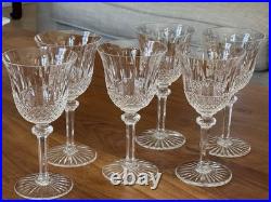 Saint Louis modèle Tommy lot de 6 verres à eau 17cms état proche du neuf