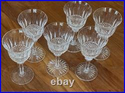 Saint Louis modèle Tommy lot de 6 verres à eau 17cms état proche du neuf