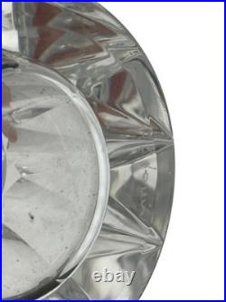 Saint Louis, vase en cristal tronconique signé vers 1950