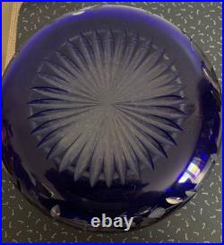 Saladier En cristal Bleu Baccarat Ou Saint Louis Saladier En cristal Bleu Baccarat Ou Saint Louis