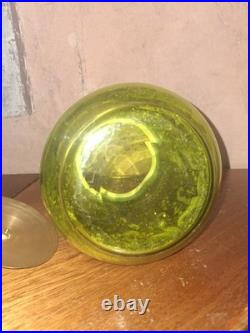 Seau à biscuits cristal Saint Louis c. 1900 Modèle Liberty