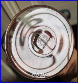 Série 4 verres à vin en cristal coloré marqué Saint Louis Modéle Bristol 156mm