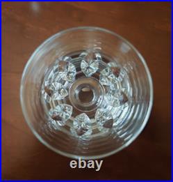 Sérié 6 Verres à Vin, Eau en cristal de St Louis, modèle Jersey 11,2cm