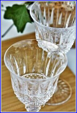 Série 6 verres à vin n°4 cristal de St Louis Tommy 15 cm Bordeaux wine glasses