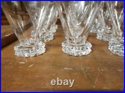 Serie De 12 Verres A Porto En Cristal Saint Louis Modele Diamant Serie De 12 Verres A Porto En Cristal Saint Louis Modele Diamant