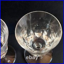 Serie De 5 Verres En Cristal De Saint Louis Jersey Paquebot France Haut11.2cm