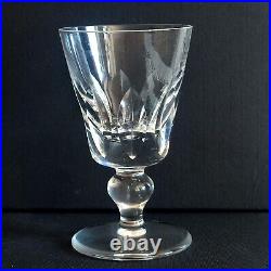 Serie De 5 Verres En Cristal De Saint Louis Jersey Paquebot France Haut11.2cm