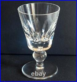 Serie De 5 Verres En Cristal De Saint Louis Jersey Paquebot France Haut11.2cm