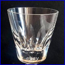 Serie De 5 Verres En Cristal De Saint Louis Jersey Paquebot France Haut11.2cm