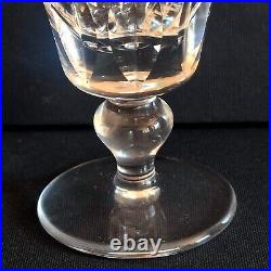 Serie De 5 Verres En Cristal De Saint Louis Jersey Paquebot France Haut11.2cm