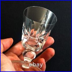 Serie De 5 Verres En Cristal De Saint Louis Jersey Paquebot France Haut11.2cm