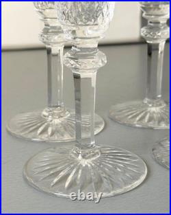 Série De 6 Flutes A Champagne En Cristal Taille Saint Louis Modele Tommy 19 CM