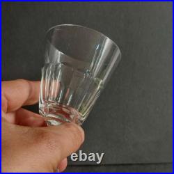 Série De 8 Verres À Vin Blanc Cristal De St Louis À Côtes Plates Modèle Caton Série De 8 Verres À Vin Blanc Cristal De St Louis À Côtes Plates Modèle Caton